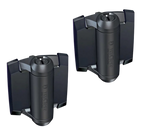 TruClose® Gate Hinges - With Alignment Legs - Black - Set of 2